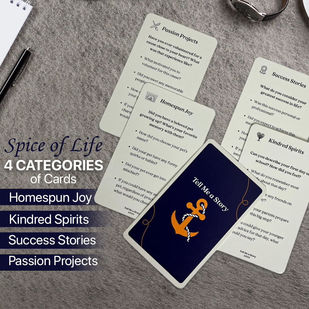 Conversation Starter Cards Volume 1 – Fun & Engaging Questions for Families, Friends, Seniors & Couples (60 Cards)